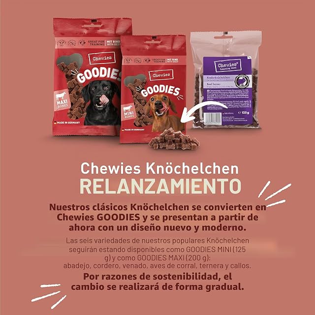 Foto 2 de 7 de Chewies Tobillo de Entrenamiento para Perros deliciosos, 200 g, sin azúcar y Alto Contenido de Carne