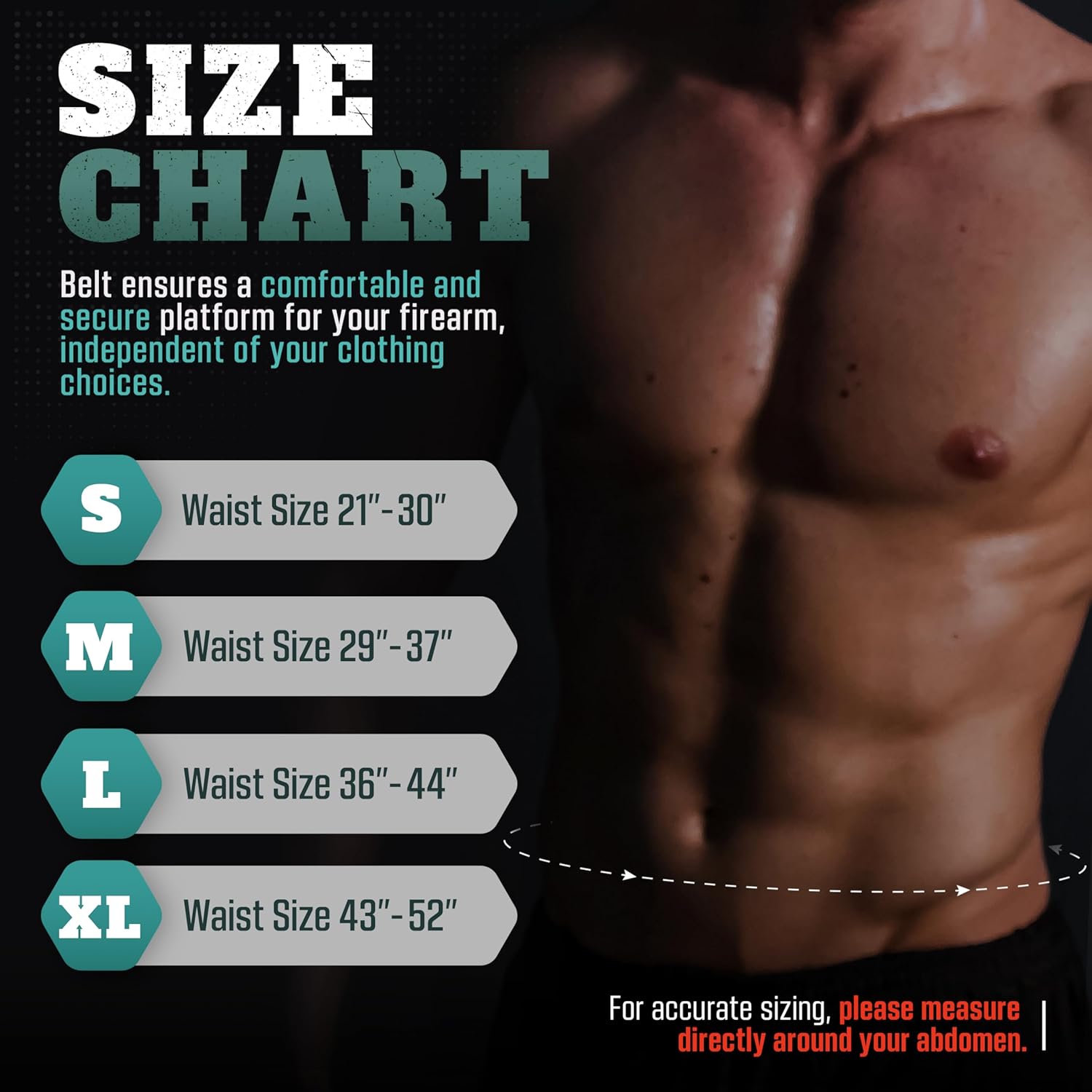 Concealed Carry Gun Belt | Use Your Own IWB Holster for Secure Retention and Safe Trigger Guard Protection - Concealed Carry for Men & Women - Image 8