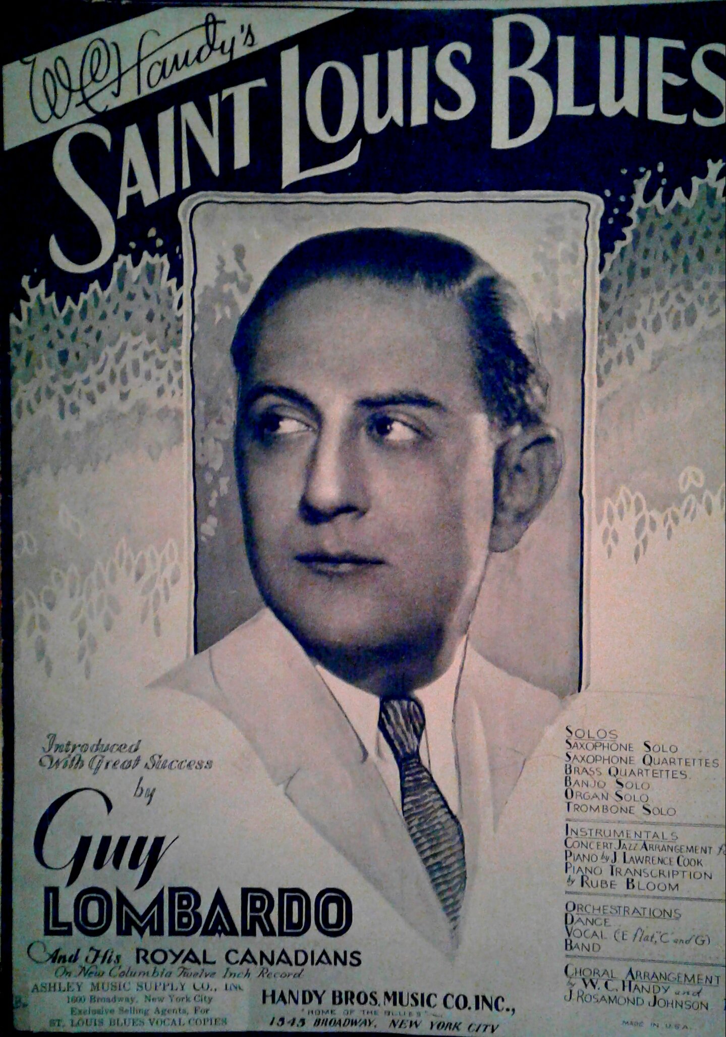 The Saint Louis Blues - Piano Sheet Music