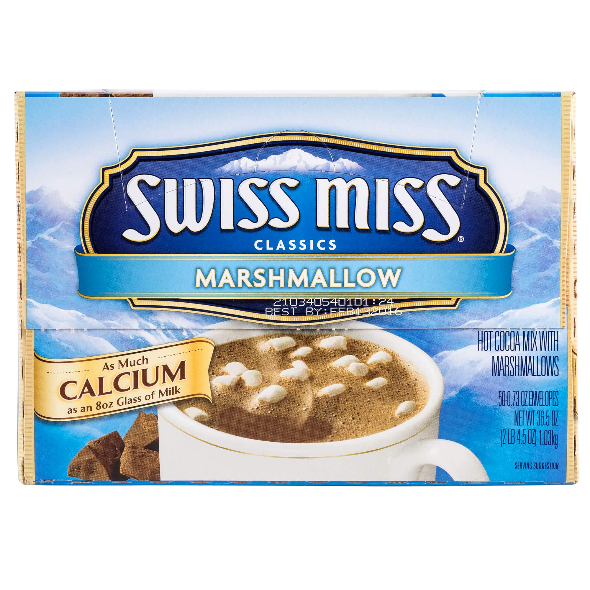 Amazon.com : Swiss Miss 635937 Marshmallows Cocoa 0.73 Oz. 50/Box