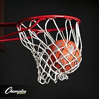 Vista 5 de Champion Sports - Pelotas de baloncesto oficiales de nailon con cubierta de goma resistente