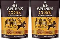 Vista 12 de Wellness CORE - Golosinas para cachorros, naturales, golosinas de entrenamiento, sin granos, carne de res Brainiac y pavo (bolsa de 6 onzas)