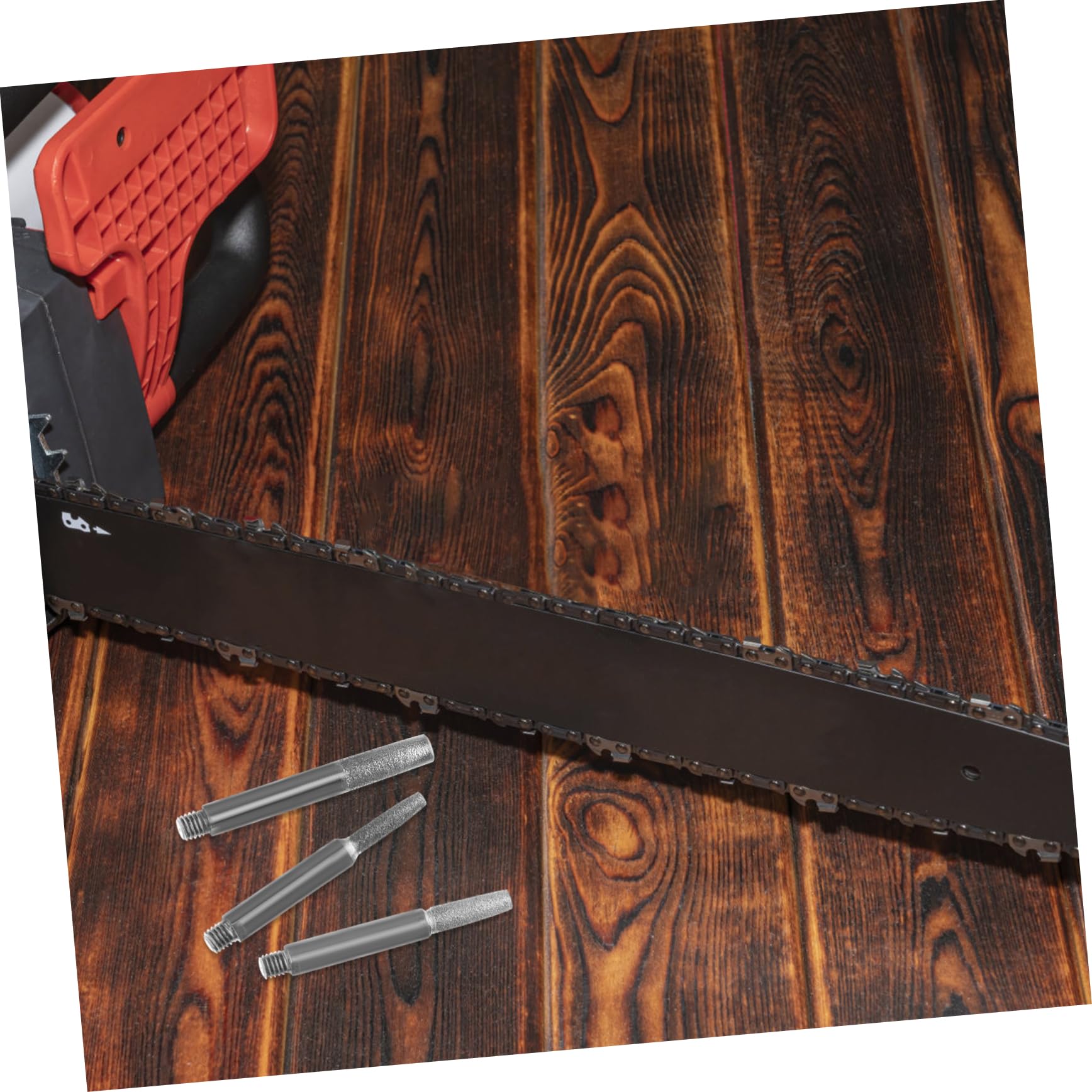 Cabilock 12pcs Chainsaw Sharpening Stones High Hardness Chain Sharpener Bits (4mm 4.8mm 5.5mm) for Chainsaw Sharpening