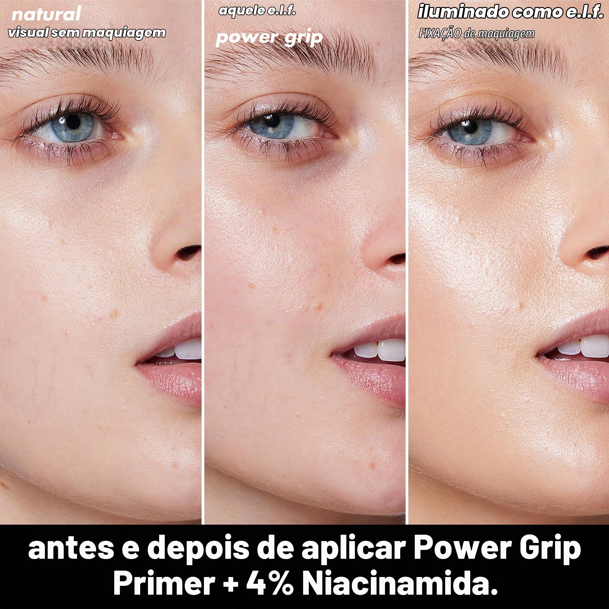 e.l.f. Power Grip Primer + 4% Niacinamide, Gel-Based & Hydrating