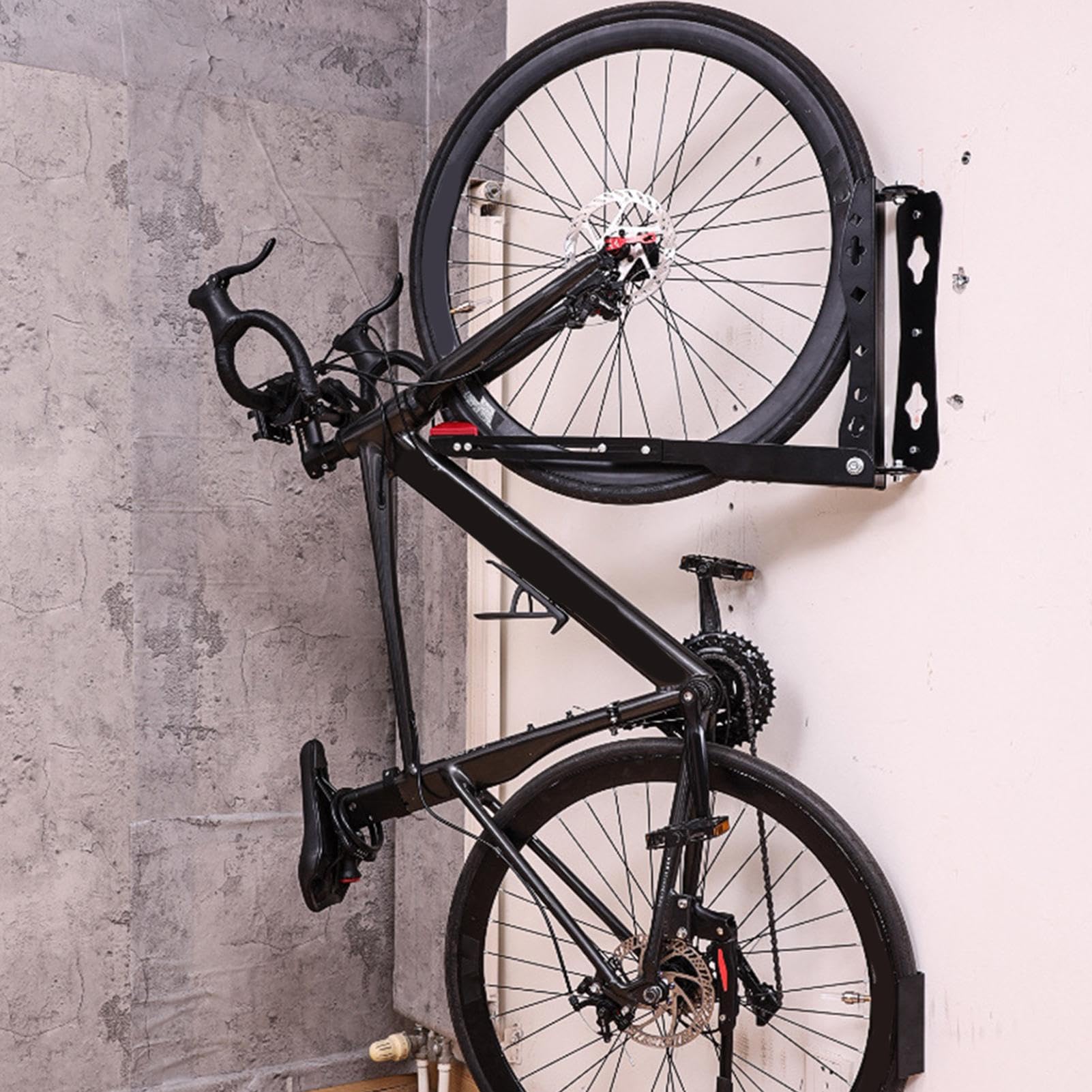 Générique Support Mural Pour Vélo Rangement Vélo Mural | Ajustable Robuste Support Vertical Organisation Rangement pour Intérieur Extérieur Salle de Sport Atelier