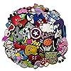 AAASeCai Lot of 30,50,100 pcs Croc Charms,Random PVC Croc Charms with Different Designs Shape Shoe Charms