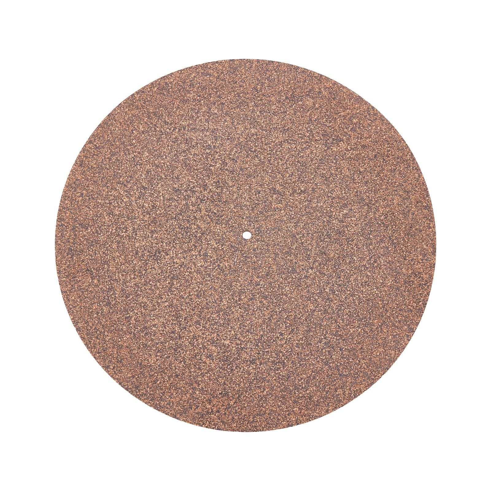 SUPERFINDINGS 1pc 300x3mm Sughero Gomma Giradischi Piatto Tappetino Piatto Rotondo Tappetino per Record con Foro 7mm Tappetino per Strumenti Musicali caffè per La Decorazione del Tappetino per Record