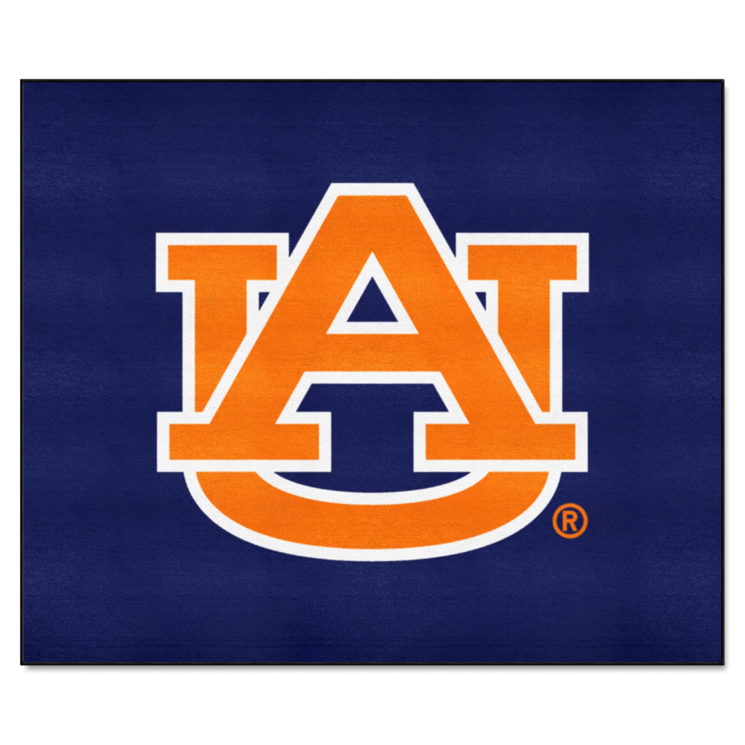 FANMATS 1354 Auburn Tigers Tailgater Rug - 5ft. x 6ft. Sports Fan Area Rug, Home Decor Rug and Tailgating Mat - AU Primary Logo