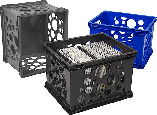 Miniatura 8 de Storex Micro caja, 6.75 x 5.8 x 4.8 pulgadas, verde azulado, paquete de 18 (63108U18C)