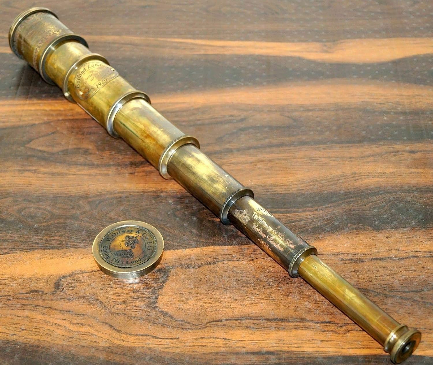 19 inch Victorian Brass Telescope Antique Finish Nautical Maritime Spyglass