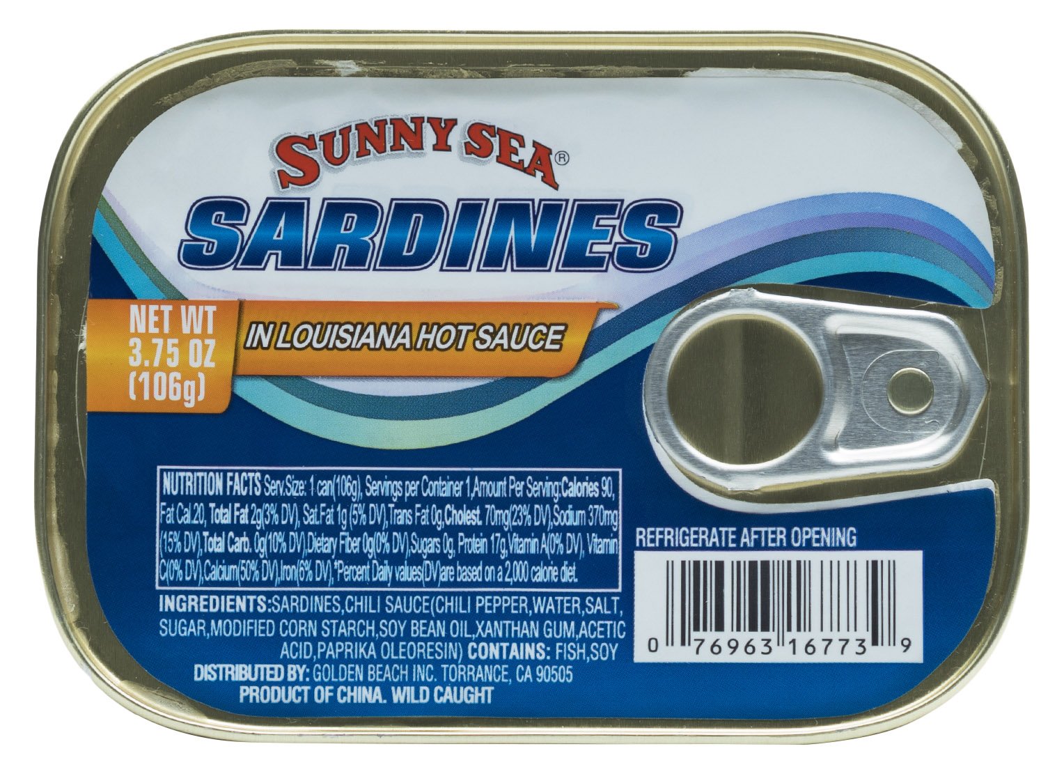 Sunny Sea Sardines (Pack of 12), 3.75 Ounce