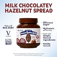 Vista 5 de Peanut Butter & Co. Crema de avellanas, chocolate con leche y avellana, sin gluten, 13 onzas, 6 unidades (paquete de 1)
