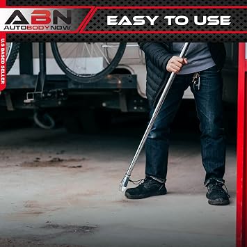ABN Floor Razor Scraper, 8in Heavy-Duty Adjustable Handle Demolition, Flooring Removal Razor Blade Scraper
