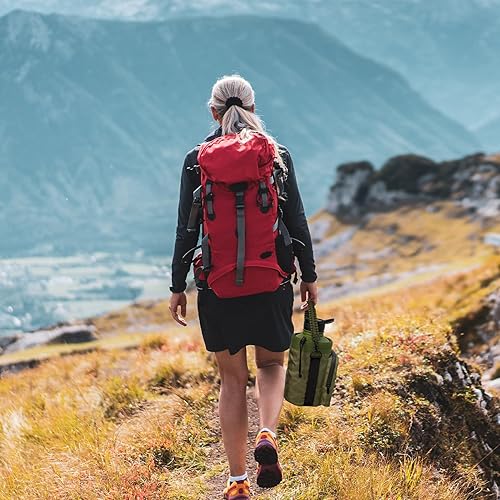 Vista 74 de NATURE PIONEOR Soporte para botella de agua con correa de 25, 32, 40, 64 onzas, funda aislante para botella de agua para senderismo, campamento al