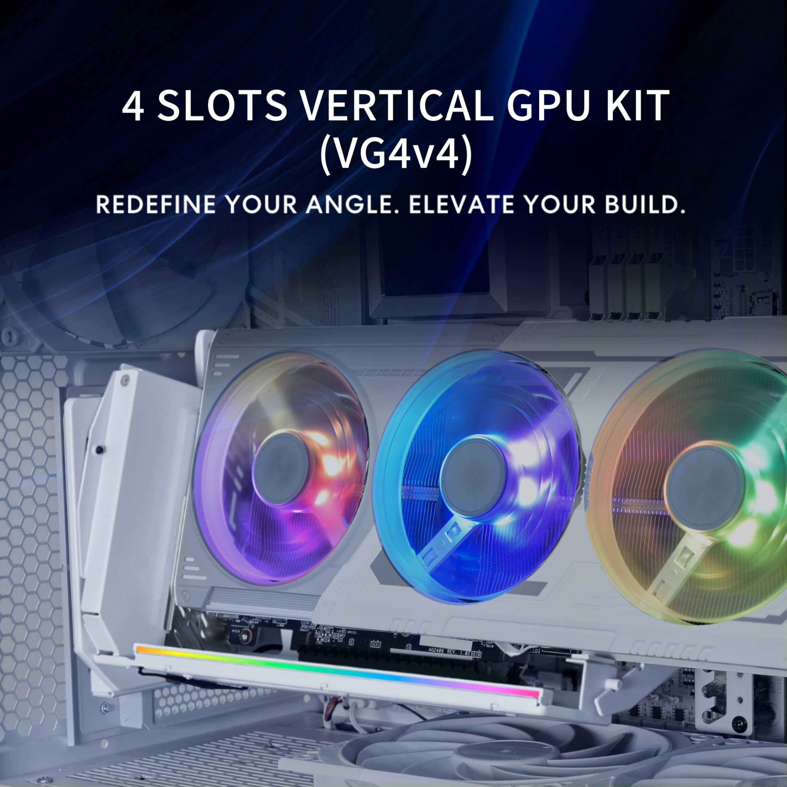 Lian Li ATX PC Case 4 Slots Vertical GPU Kit (VG4v4) - | B2B