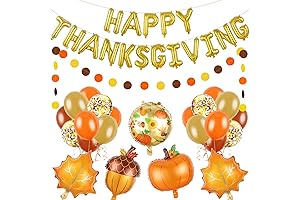 Thanksgiving Foil Balloons Set