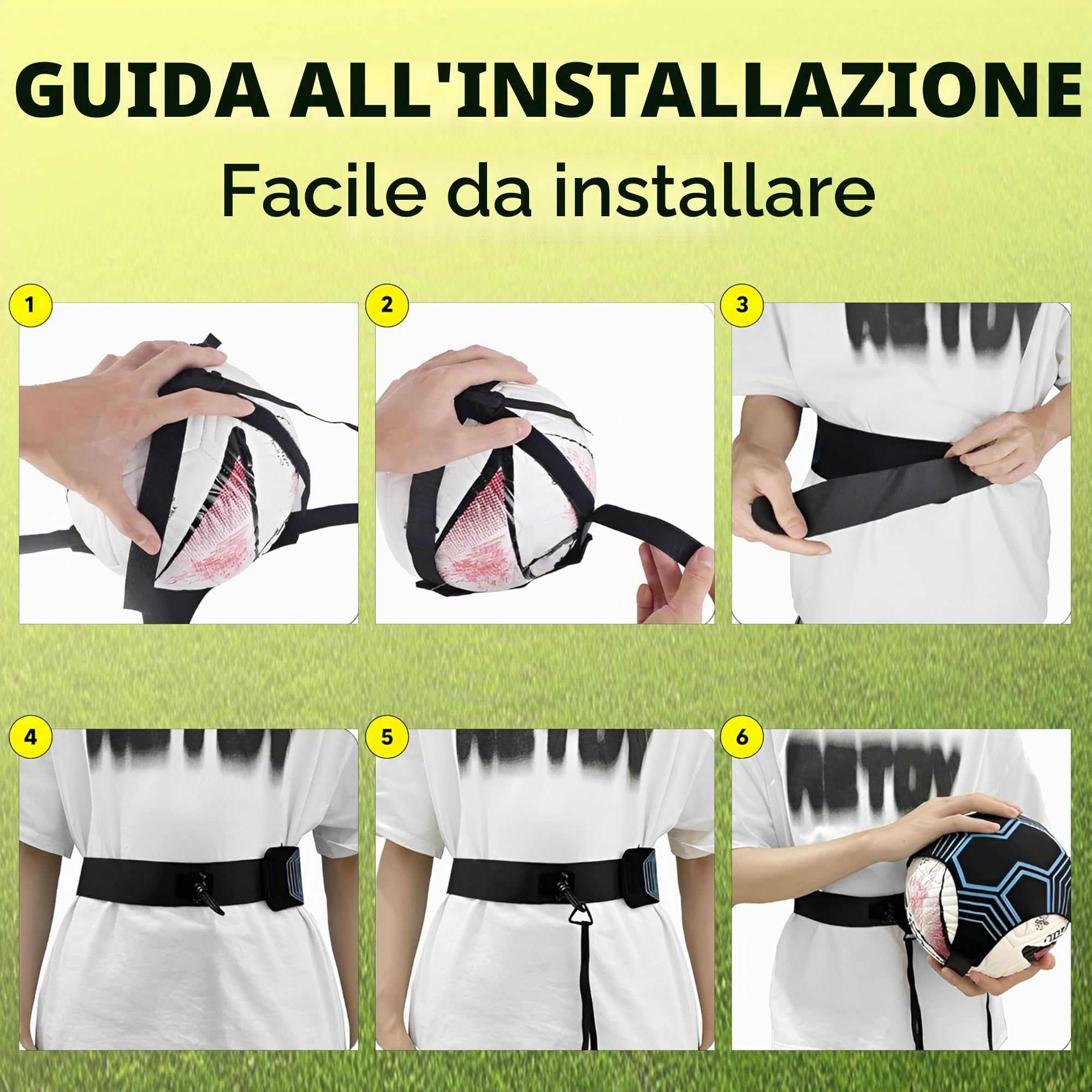 Soccer Mastery Skills - Tappetino per allenamento calcistico XL, 90 x 60 cm, con cintura da allenamento, controllo della palla e antistress, compatibile con app FPRO, regalo di compleanno per ragazzi