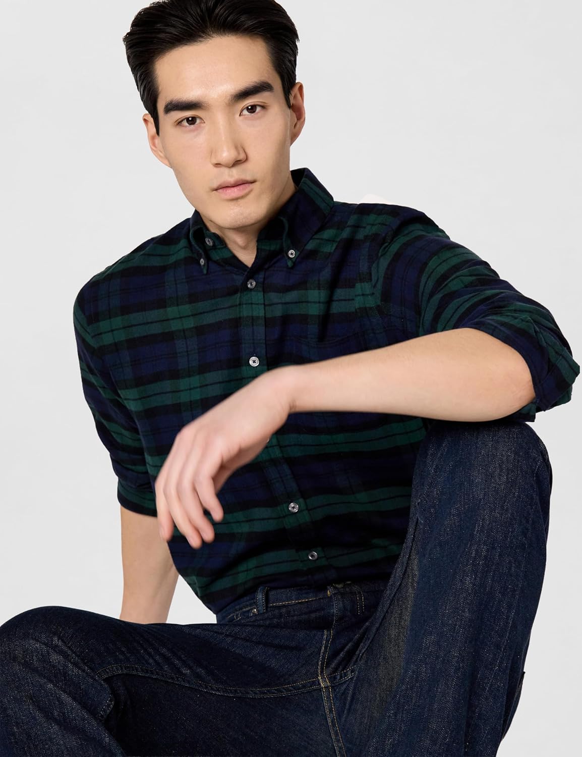 Brooks Brothers Mens Long Sleeve Flannel Shirt - Image 2