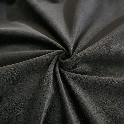 Miniatura 6 de JAUXIO Juego de 2 fundas de almohada de piel sintética sólidas, decorativas, texturizadas, a rayas, esponjosas para sofá, sala de estar, 12 x 20