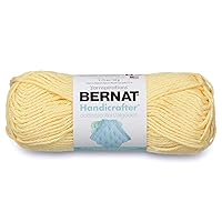 Vista 20 de Bernat Handicrafter - Hilo de algodón de colores sólidos, 1.75 oz, calibre 4 mediano, 100% algodón, Rojo Country