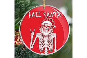 Deck The Halls With Horns: Hail Santa Rock Heavy Metal Christmas Ornaments...
