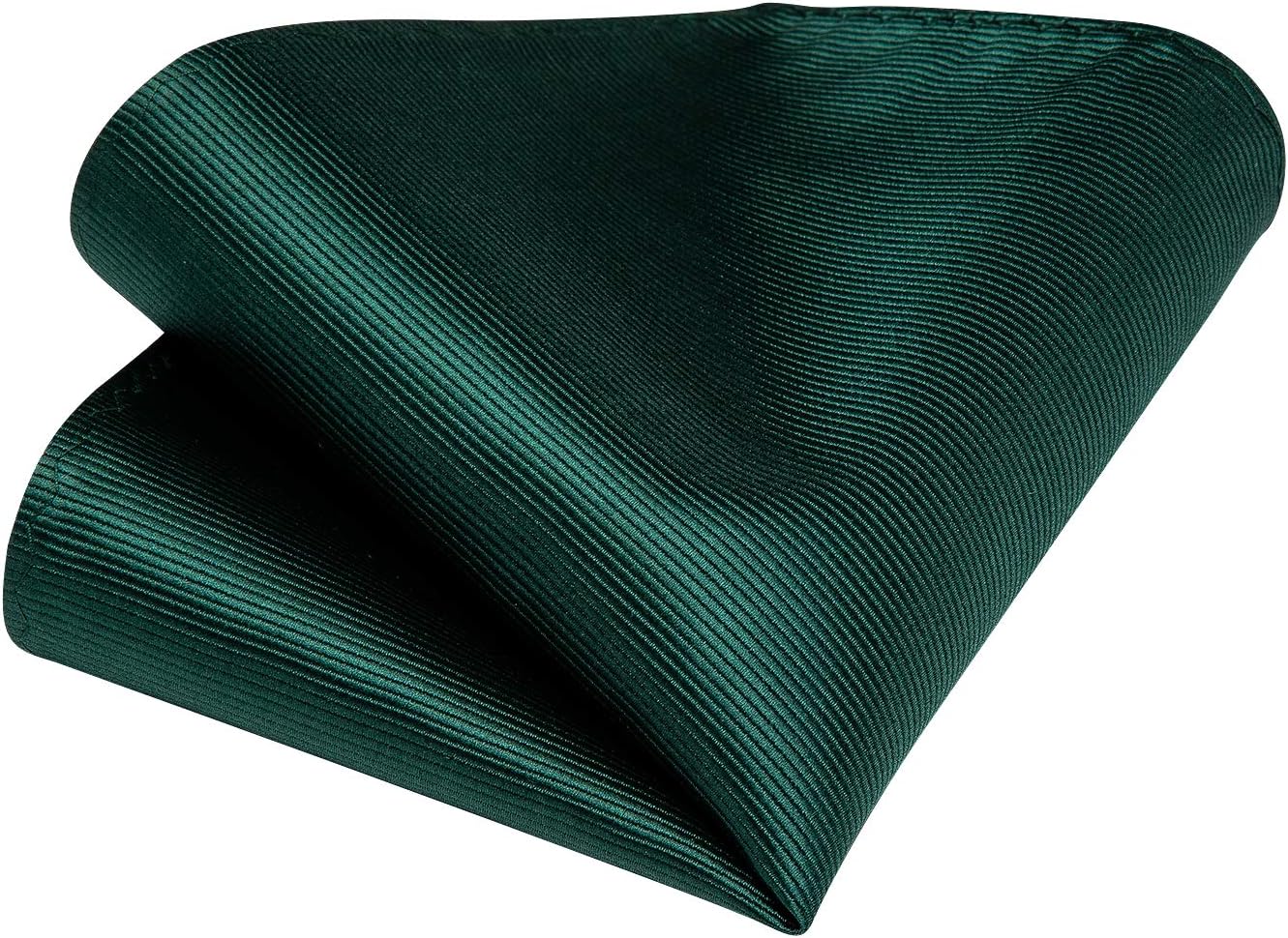 DiBanGu Mens Solid Color Tie and Pocket Square Set Woven Silk Plain Necktie & Handkerchief for Men Wedding Party Formal - Image 6