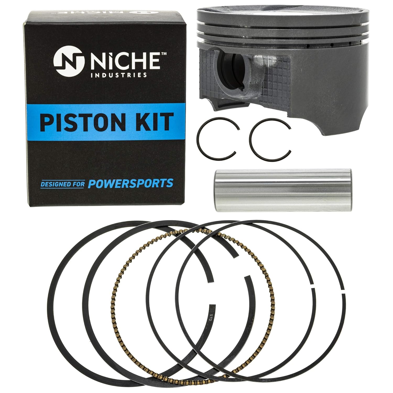 NICHE Cylinder Piston Gasket Kit for 2002-2018 Suzuki Eiger King Quad 400