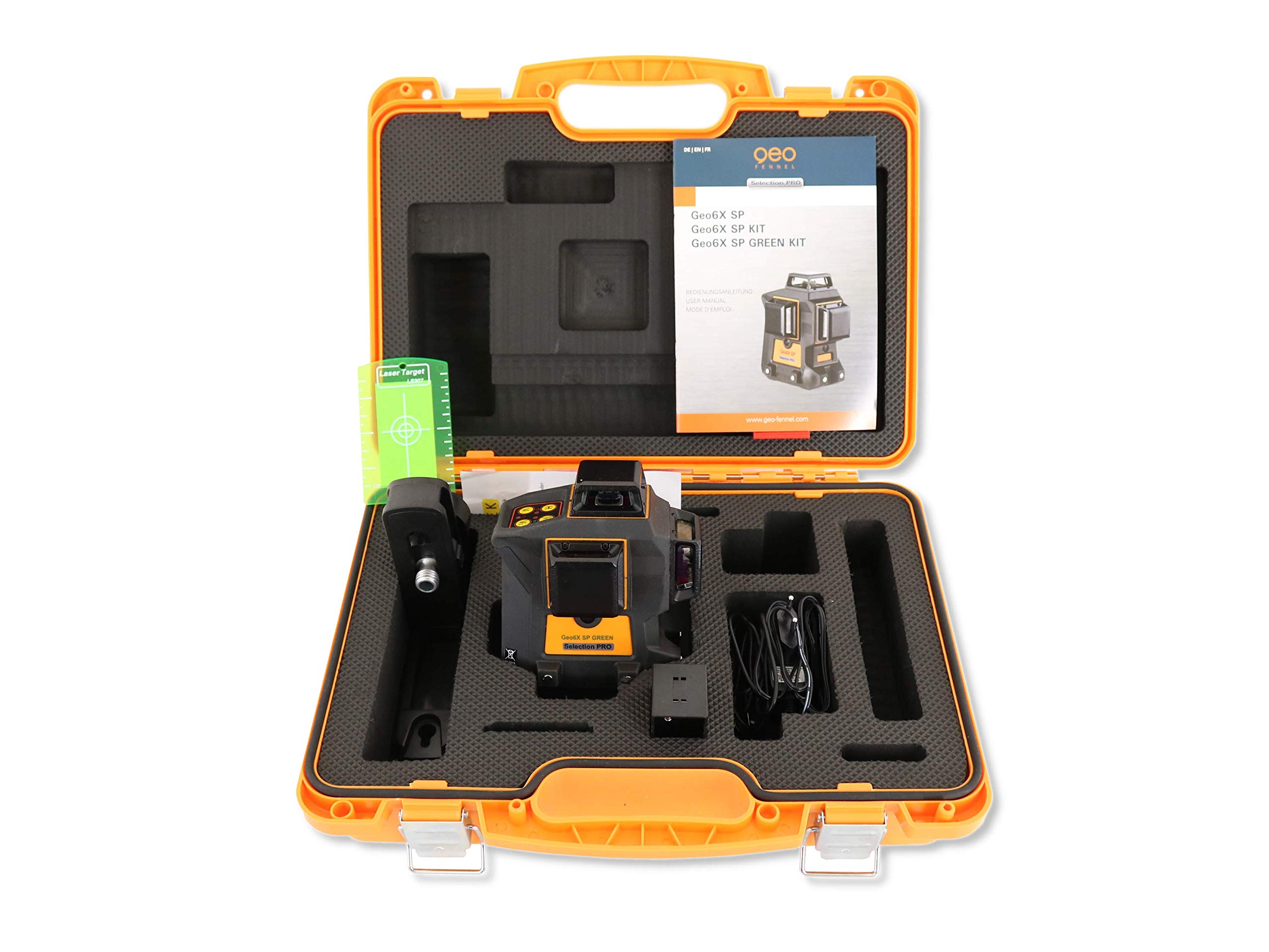 Laser GEO-FENNEL Multi-fonctions pour tous types de travaux en intérieur - Geo6X SP Kit Green - 534500