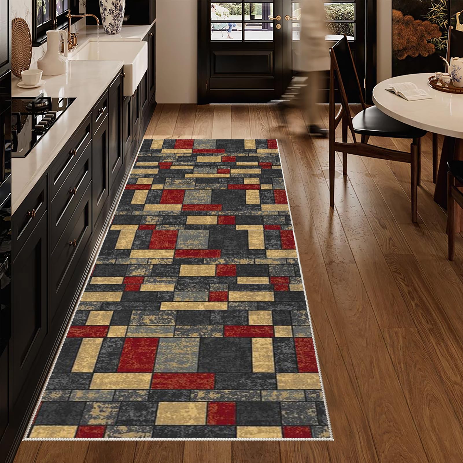 Tappeto Passatoia Cucina Antiscivolo Tappeti per Corridoio Tappeti Runner Ingresso Tappeto Runner Cucina 80 x 140 cm per Corridoio Ufficio Salotto Camera da Letto Entrata Casa Cucina Ingresso