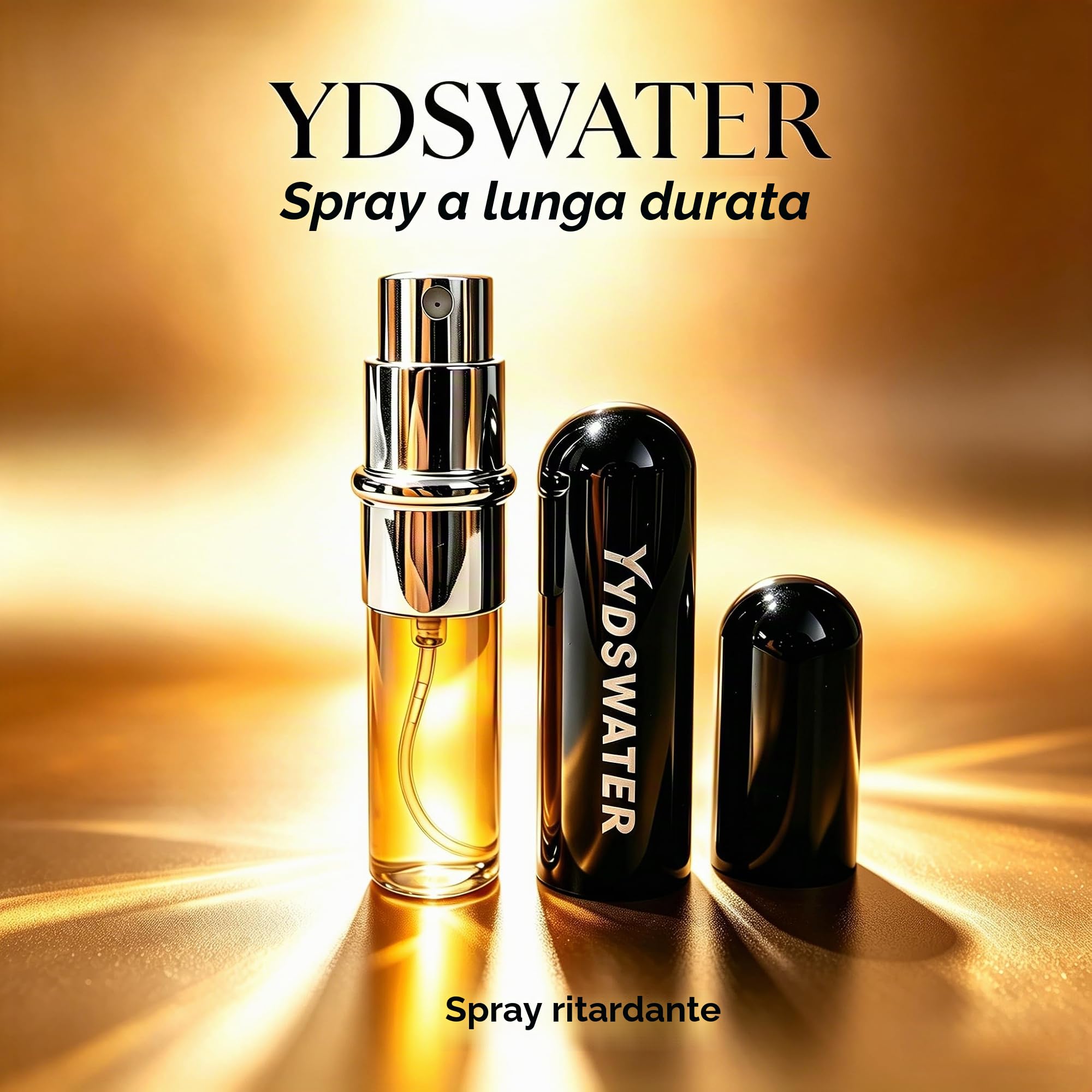 Spray Ritardante Uomo 6 ml - Formula Naturale alle Erbe per Rapporti Più Lunghi, Design a Capsula Discreto e Confezione Regalo.
