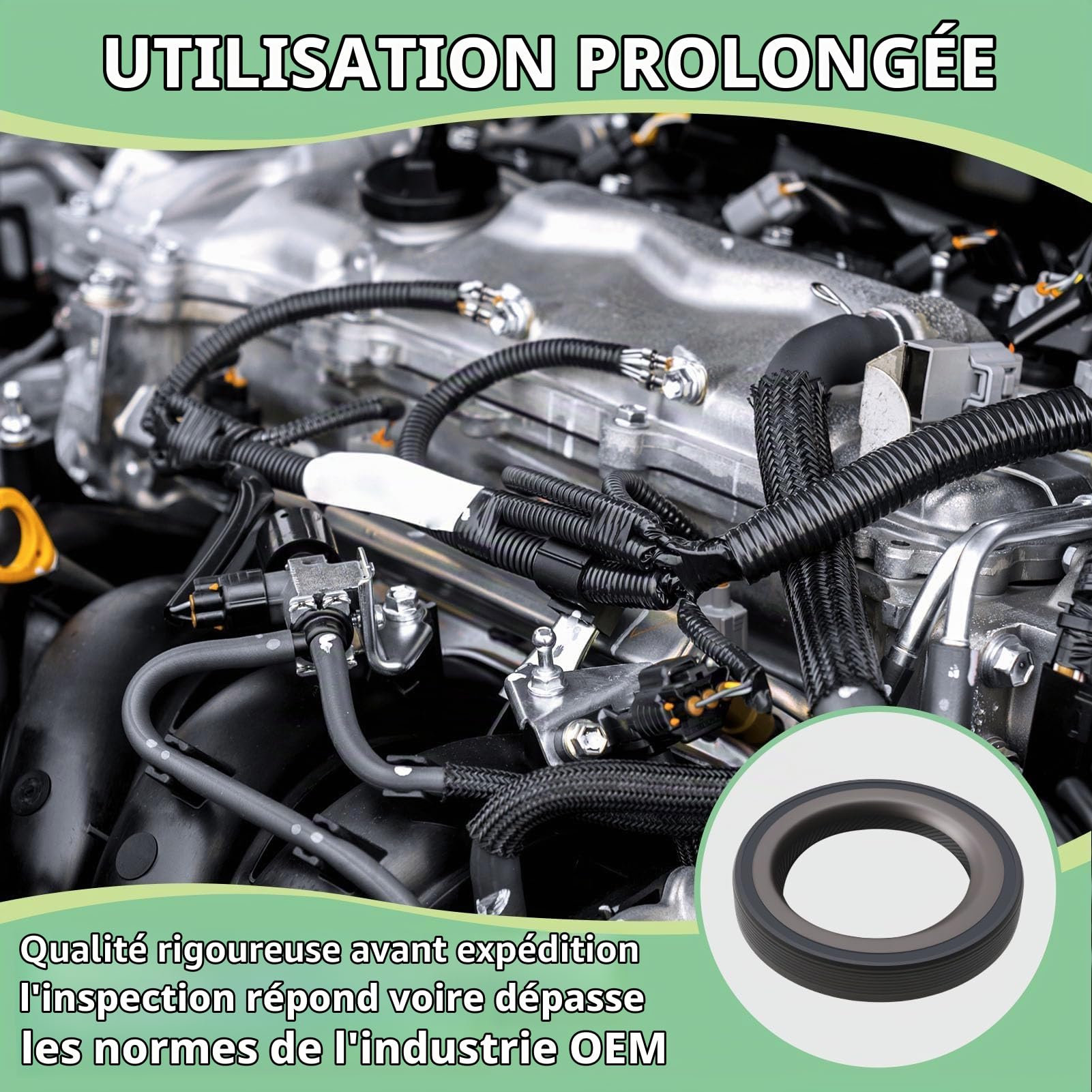 Joints Spi Boite à Vitesse Bagues d’Étanchéité OEM 312144/312146 Joint Spi Compatible Peugeot 106 205 206 207 306 307 405 406 407 et Citroën Berlingo C5 Saxo Xantia