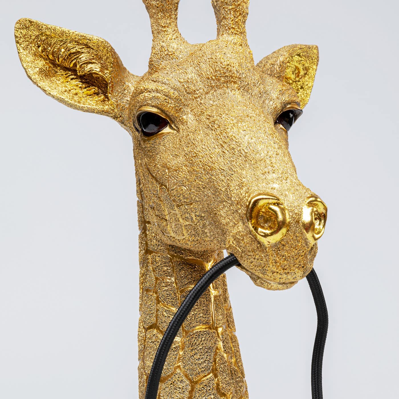 Kare Design Tischlampe Animal Giraffe Gold, Schreibtischlampe, Nachttischlampe, Dekoleuchte, Tischleuchte, Schreibtischlampe Kinder, Leuchtmittel nicht inklusiv, 50x24x26,5cm