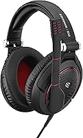 Vista 5 de Sennheiser G4me Zero auriculares para videojuegos de PC, negro rojo (Black wRed)