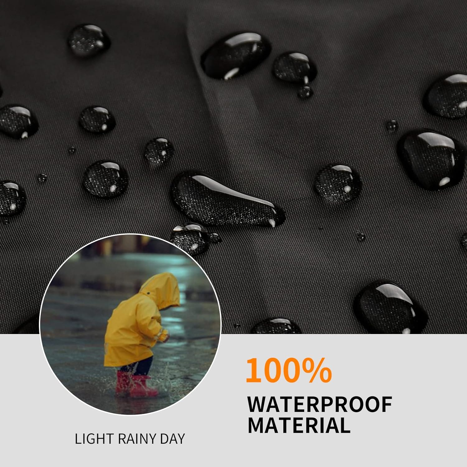 MYJAJAYI Boys Rain Jacket Lightweight Rain Coats for Kids Boy Waterproof Jacket - Image 5