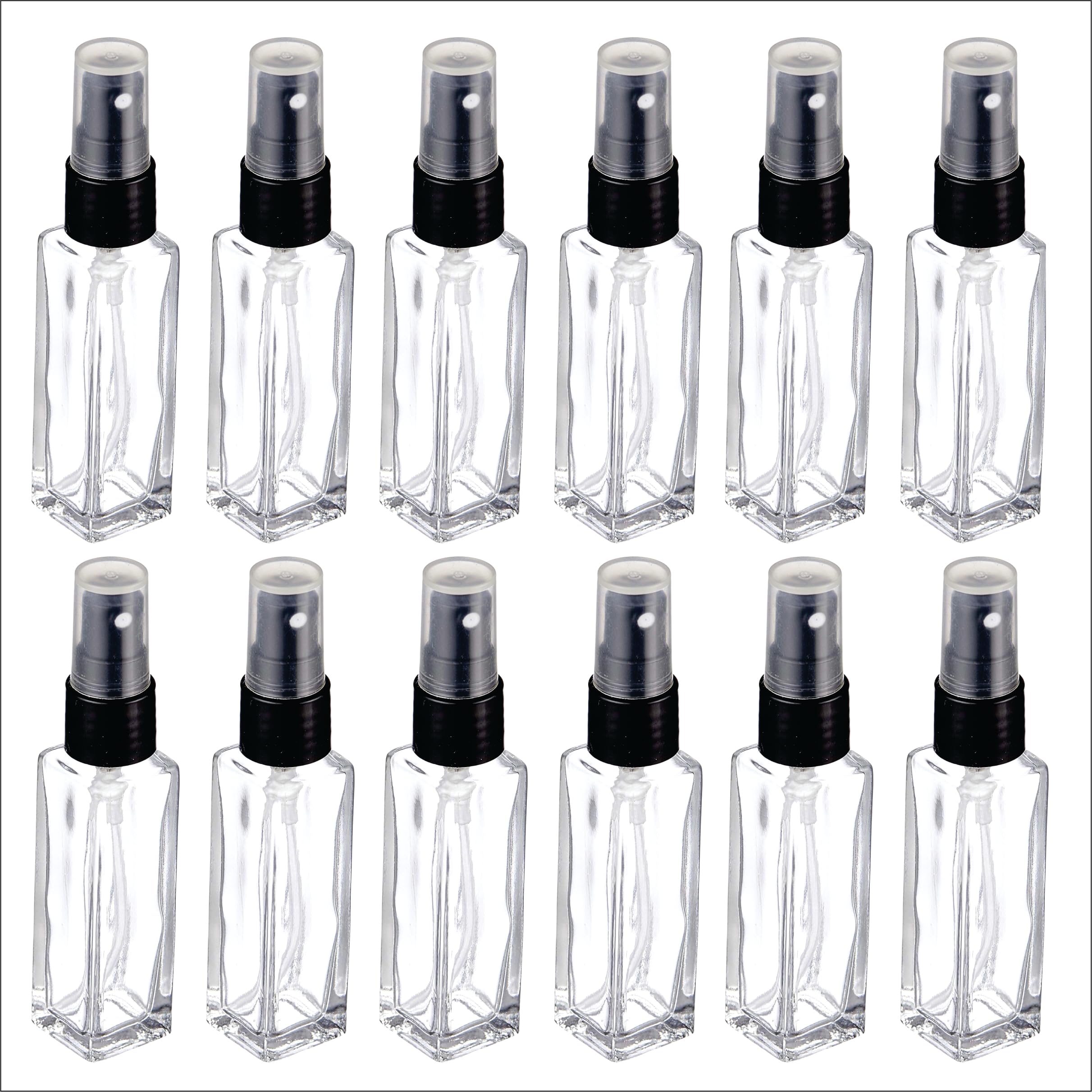 CLOAKKINGS 8ml Empty Glass Perfume Spray Bottle Set of 12 | Refillable Clear Travel Atomizer | Mini Fine Mist Sprayer for Perfume, Attar, Sanitizer, Essential Oil, Toner & Rose Water | Pack of 12-image-47