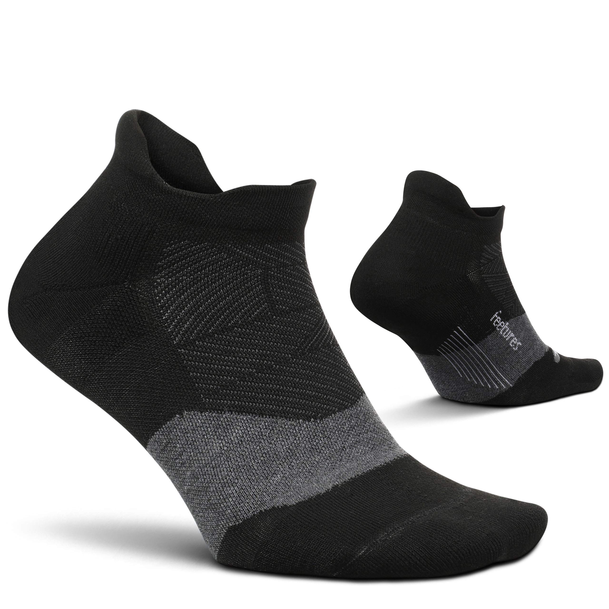 FeeturesElite Golf Max Cushion Tab Ankle Socks - Sport Sock with Targeted Compression - (1 Pair)
