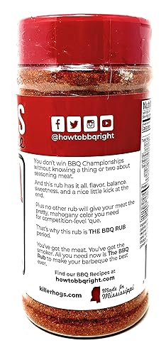 Miniatura 3 de Killer Hogs Paquete variado de condimentos para barbacoa – Original BBQ Rub, Hot BBQ Rubs y A.P. Seasoning – Paquete de 3 botellas – 16 oz por