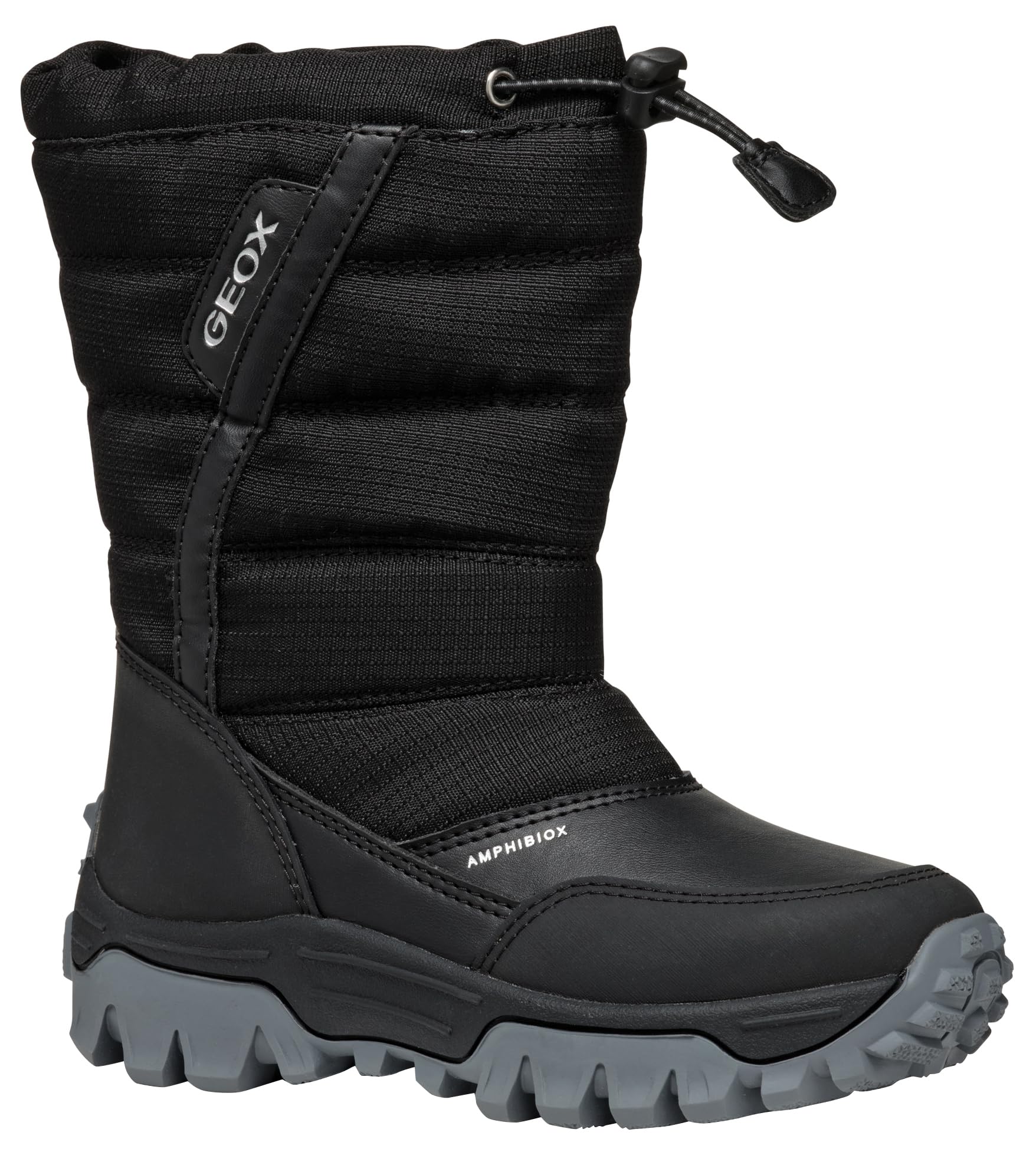 Geox J HIMALAYA BOY B ABX, Snow Boot, Black,