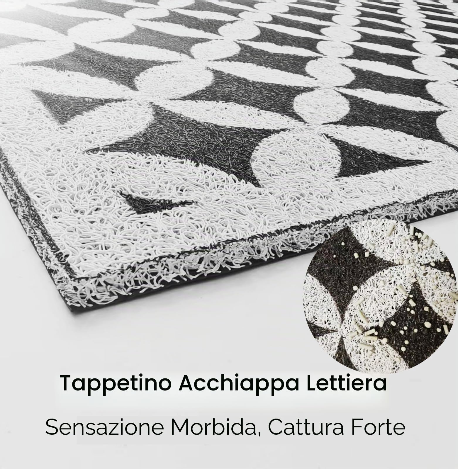 Confezione da 2 scatole per lettiera per gatti in acciaio inossidabile con lati alti - Vassoio per gatti in metallo, grande vassoio per lettiera interna, non assorbe mai gli odori, accessori