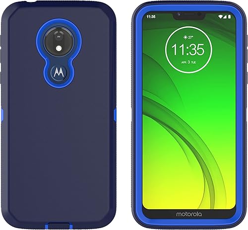 Miniatura 3 de Funda para Moto G7 Power, Motorola G7 SupraMoto G7 Optimo Maxx XT1955DL, protección contra caídas agarre de cuerpo completo a prueba de golpes,