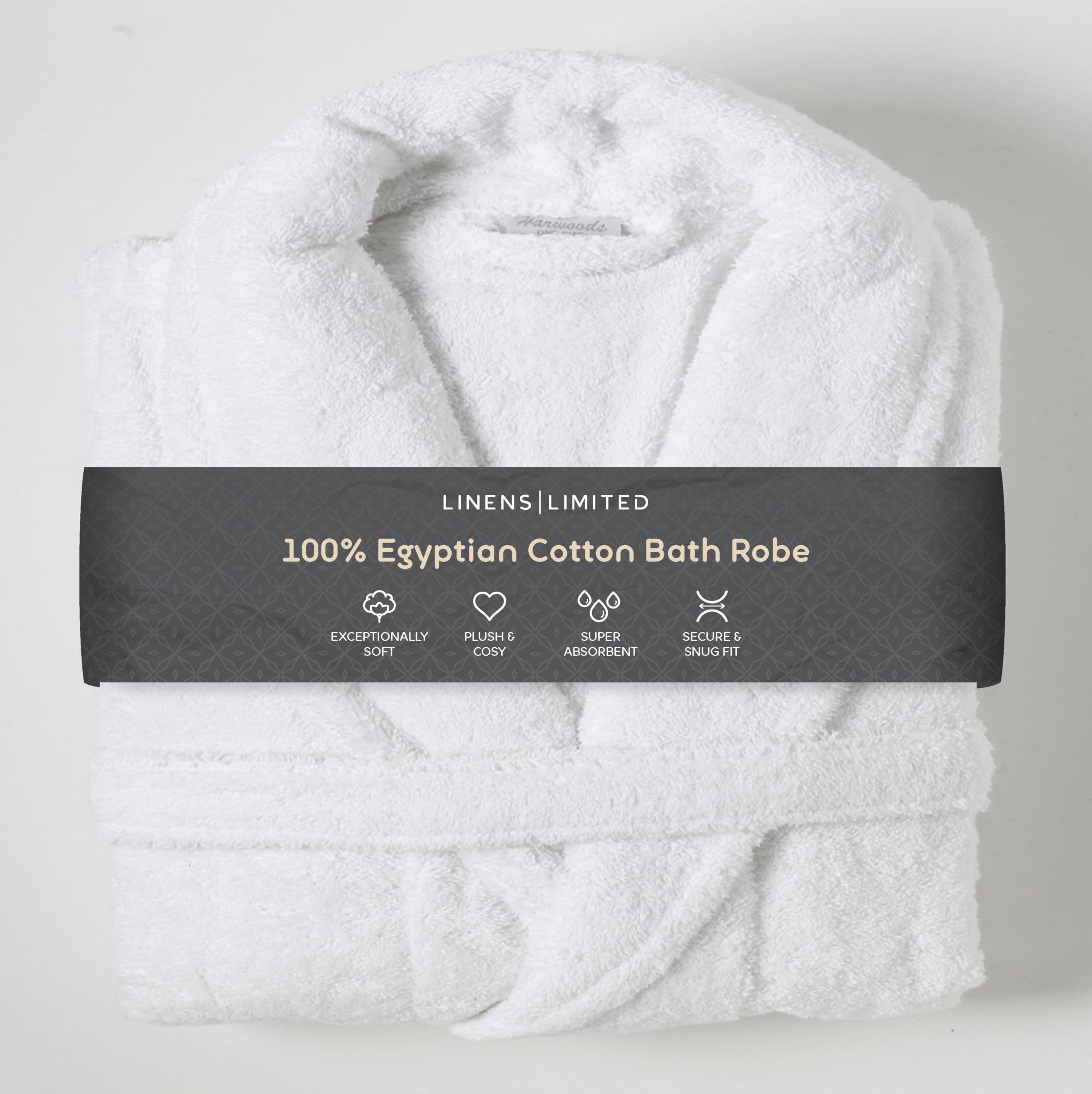 Egyptian Cotton Dressing Gown for Women and Men, Towelling Bath Robe, Men and Ladies Nightwear Essential, Soft and Luxurious, Super Absorbent, Machine Washable