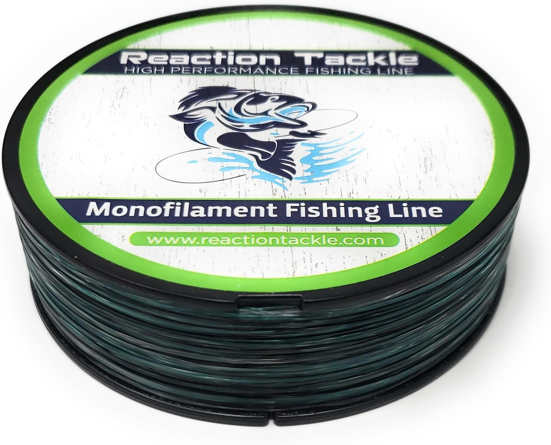 Reaction Tackle Monofilament Fishing Line- Strong and Abrasion-Resistant Nylon Mono Fishing Line, Freshwater and Saltwater Fishing Line Blue Camo 30/500