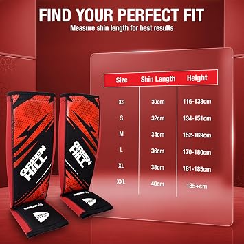Muay Thai ShinGuards MMA Shin Guards Kickboxing Shin Guards Muay Thai Shinguards, Shin Instep Pad MMA IMMAF Approved from Green Hill