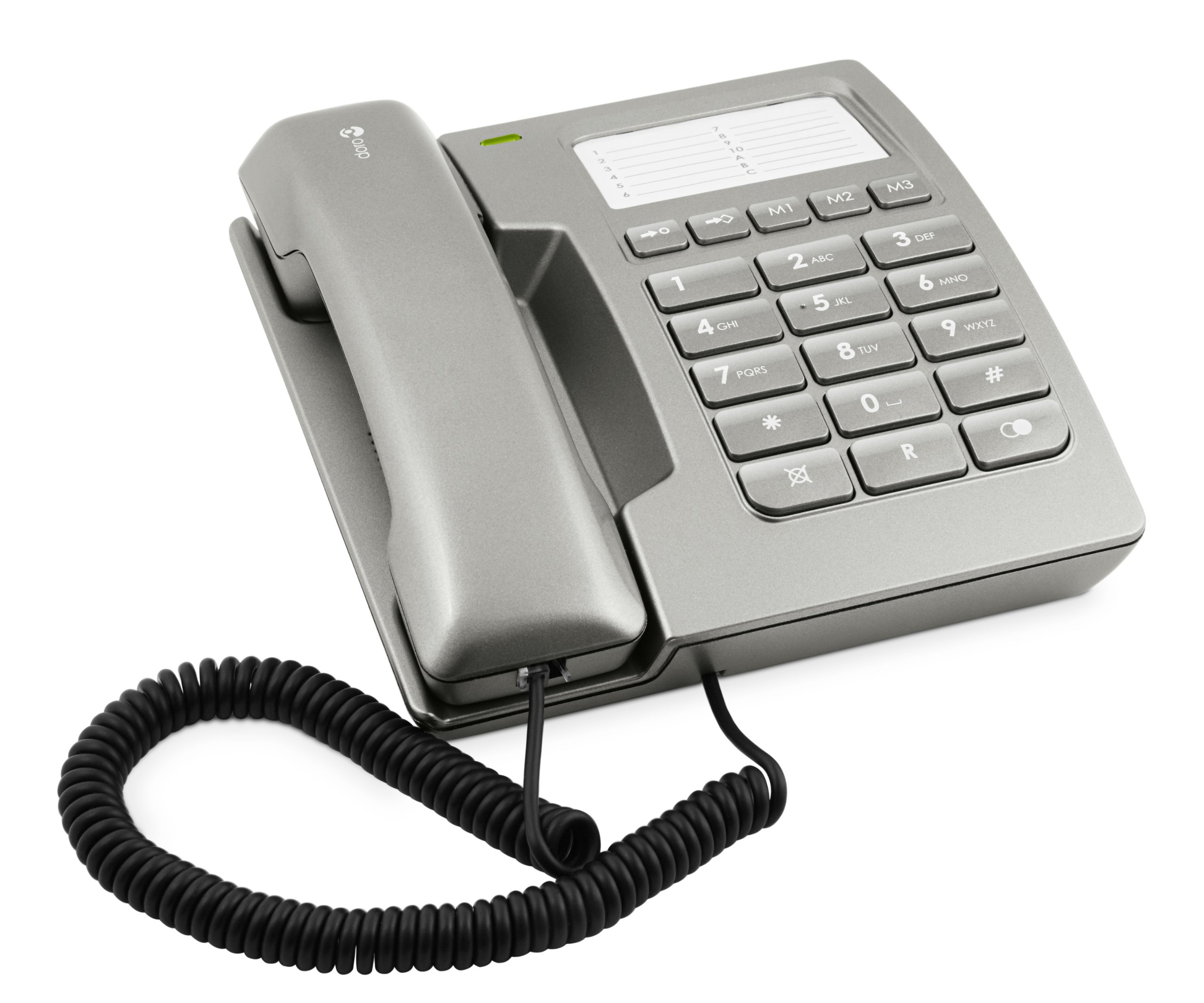 Doro 912c Titan Schnurgebundenes Telefon mit optischen Anrufsignalgeber (LED)