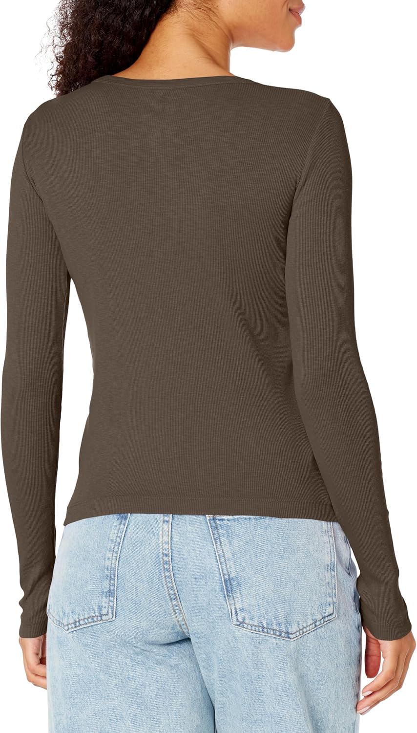 Velvet by Graham & Spencer Women's Bayler Cotton Slub Long Sleeve T-Shirt - Image 2