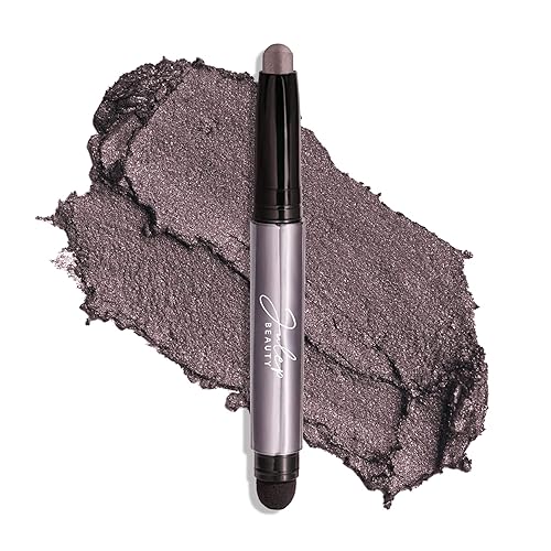 Julep Eyeshadow 101 Cream-to-Powder Waterproof Shadow Stick β Smoky Amethyst Shimmer β Long-Lasting, Crease-Proof, Rich Purple Shimmer Cream Eyeshadow with Built-in Smudger - 08 Smoky Amethyst Shimmer
