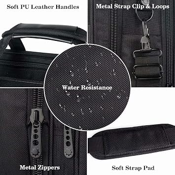 Ytonet Laptop Briefcases for Men, 17 Inch Expandable Briefcase laptop bag