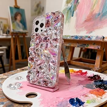 Amazon.com: Pink Diamond Case Compatible for iPhone 16 Plus