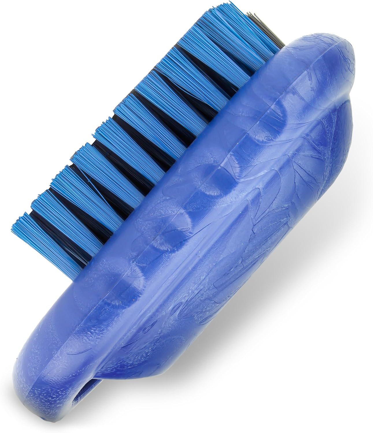 SPARTA 5 Inch Hand and Nail Brush with Stiff Center Bristles, Soft Outer Bristles, Larger Polypropylene Body, Color Coded Scrub Brush for Commercial Foodservice Use, Blue, Pack of 12