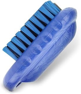 SPARTA Nail Scrub Brush Commercial-Grade, Heavy-Duty Hand and Fingernail Brush with Stiff Bristles for Gardeners, Mechanics, And Foodservice Personnel, Plastic, 5 Inches, Blue